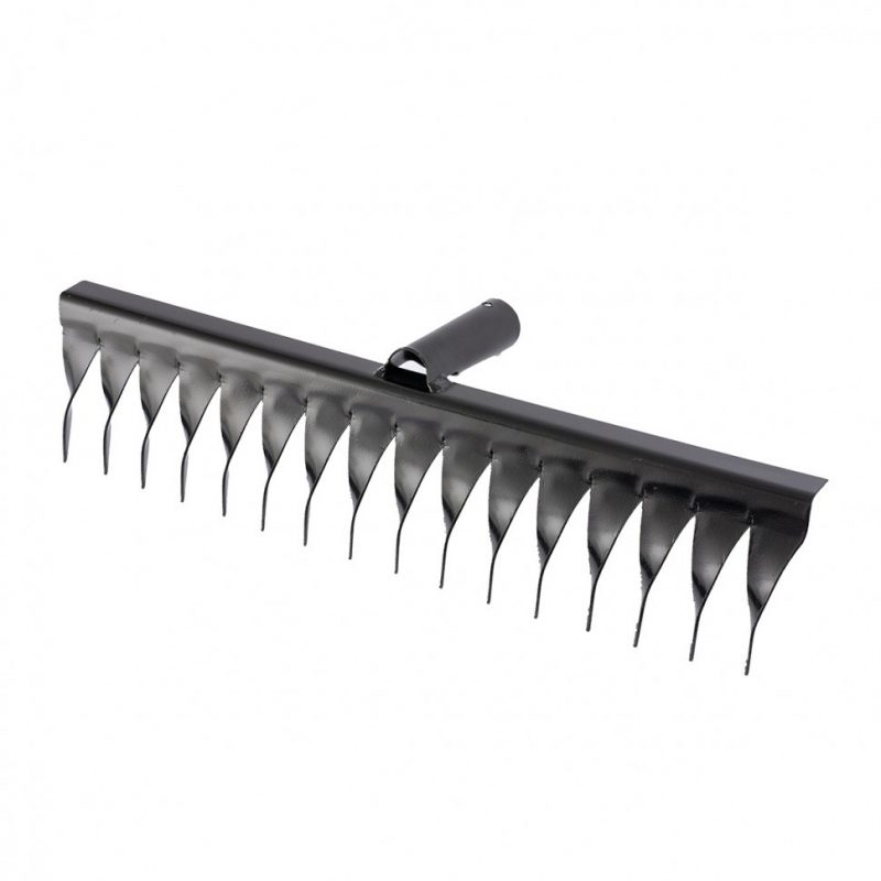 Грабли стальные 16 витых зубьев с черенком //Сибртех