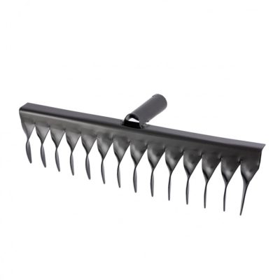 Грабли стальные 350 мм 14 витых зубьев С ЧЕРЕНКОМ//Сибртех