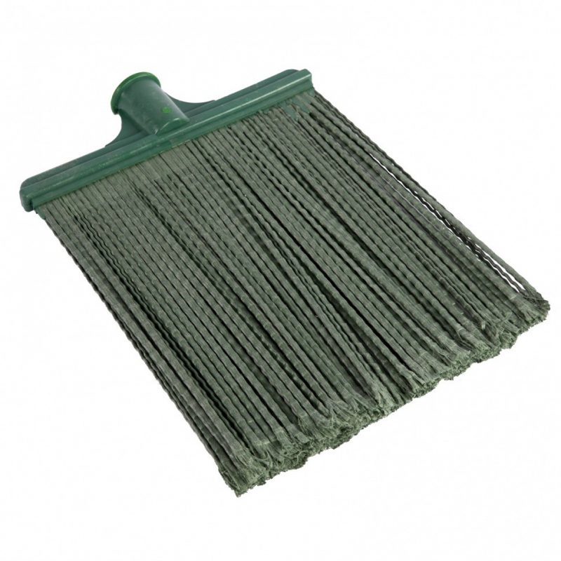 Метла полипропиленовая 270*260 мм плоская распушенная С ЧЕРЕНКОМ //Сибртех