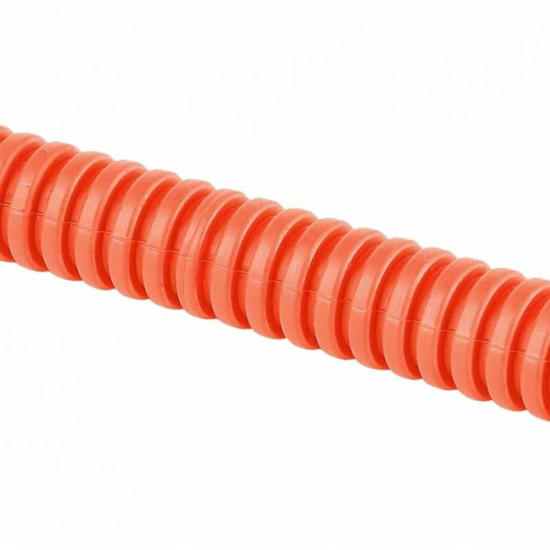 Труба гофрированная ПНД Д20 с зондом оранжевая (100 м)