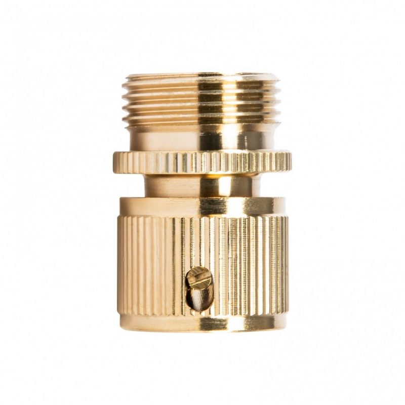Соединитель латунный быстросъемный 3/4"//Palisad