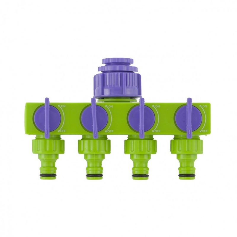 Разветвитель четырехканальный 1/2-3/4 регулируемый