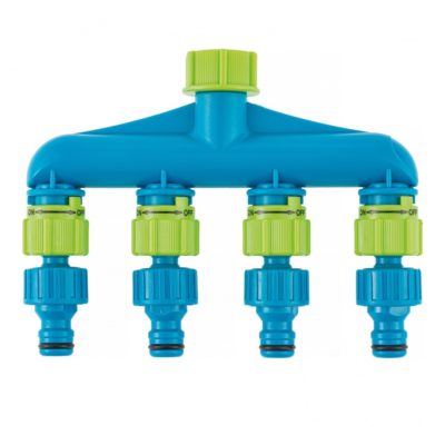 Разветвитель четырехканальный(пластик) LUXE//Palisad