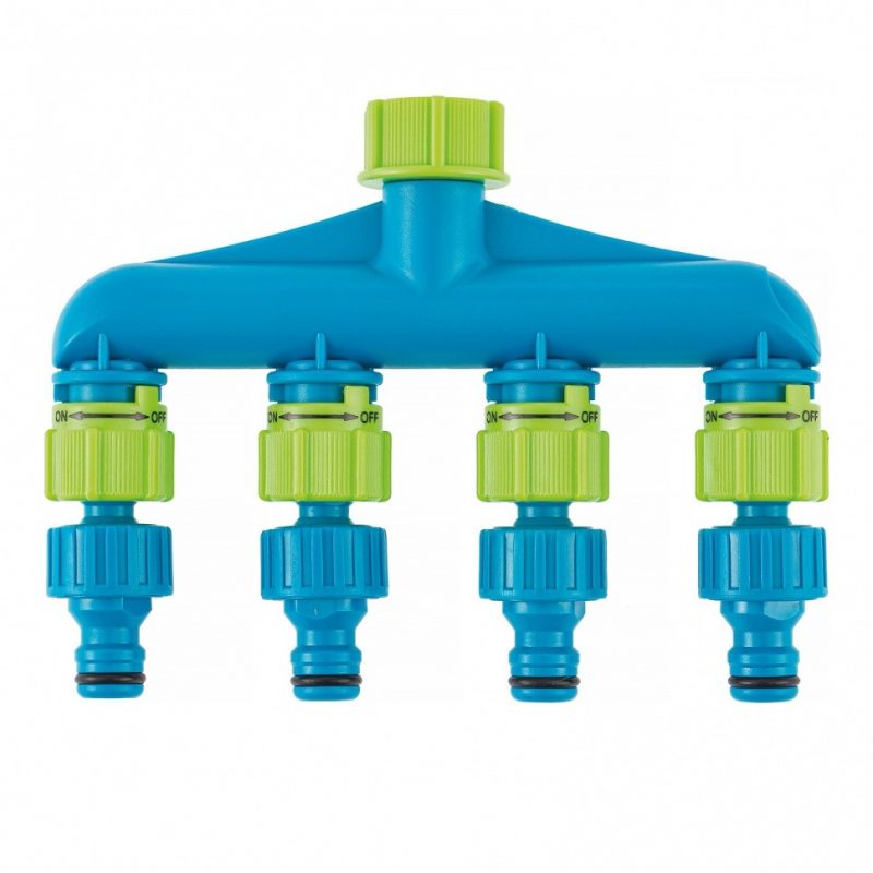 Разветвитель четырехканальный(пластик) LUXE//Palisad