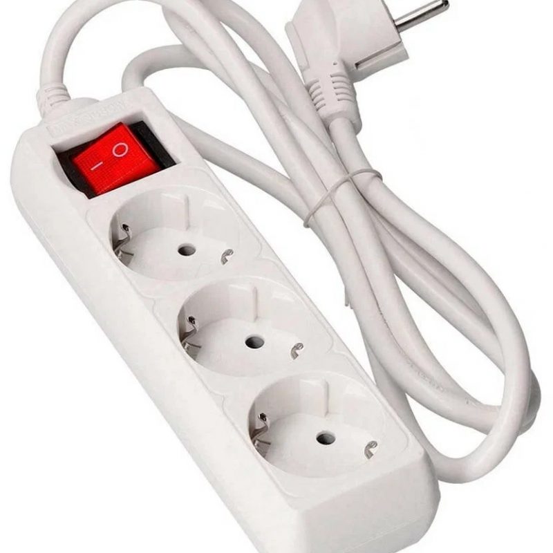 Удлинитель-фильтр сетевой ПВС 3*1  16А 6*3 м