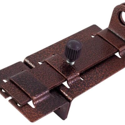 Засов плоский с вертикальными проушинами и фиксатором