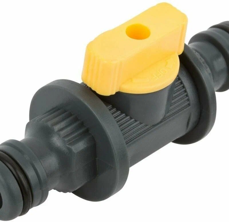 Переходник пластик. с запорн.клапаном