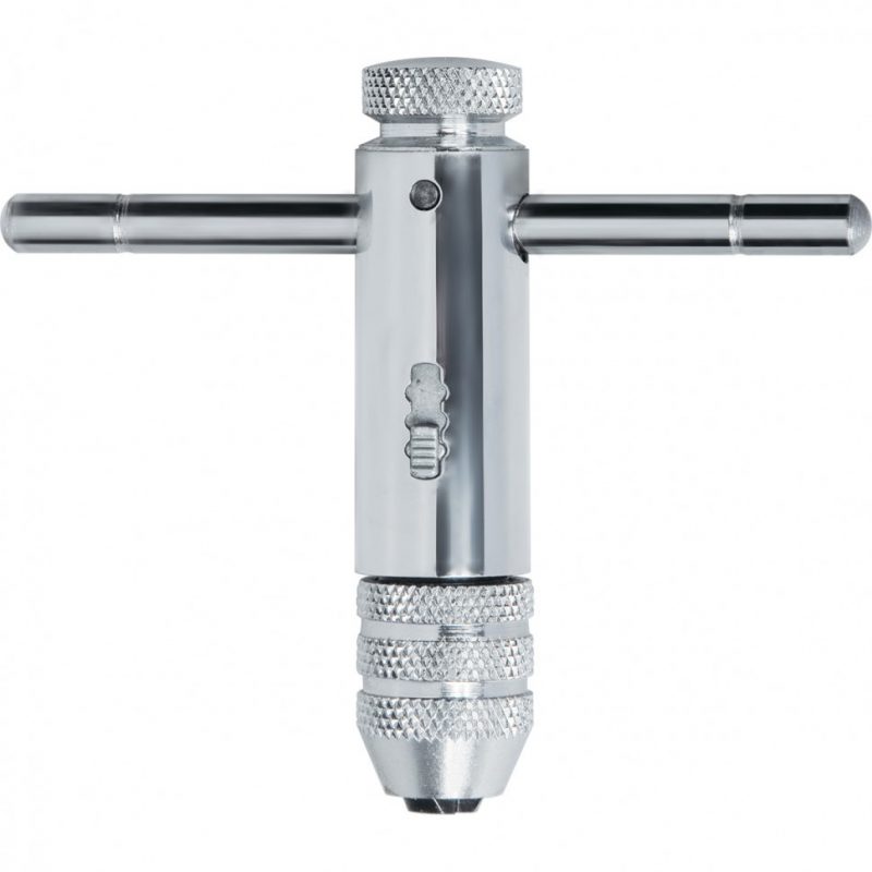 Вороток для метчиков М3-М8 хромированный с трещеткой Matrix