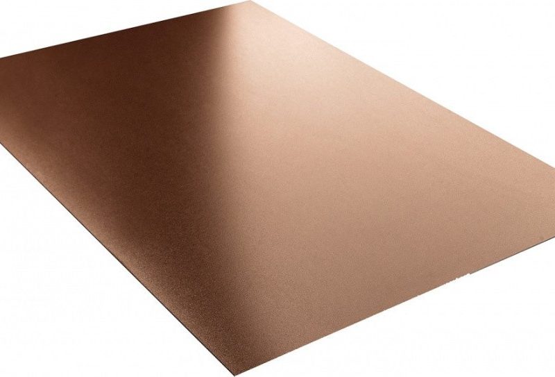 Лист гладкий 2.00х1.25 Корич. (Ral 8017)