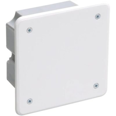 Коробка распаячная для гипсокар. монтажа с крышкой 86*45мм