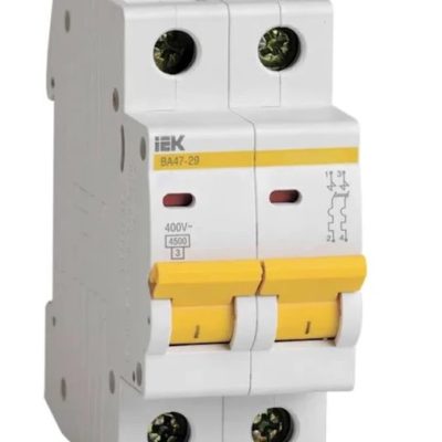Автомат 2Р 20А С IEK