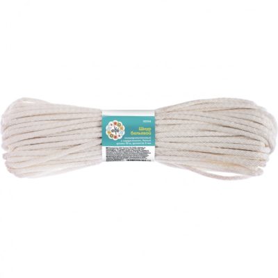 Шнур бельевой полипропиленовый с сердечником  D-5 мм L-15 м