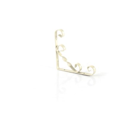 Кронштейн декоративный 150*150мм белый Сибртех