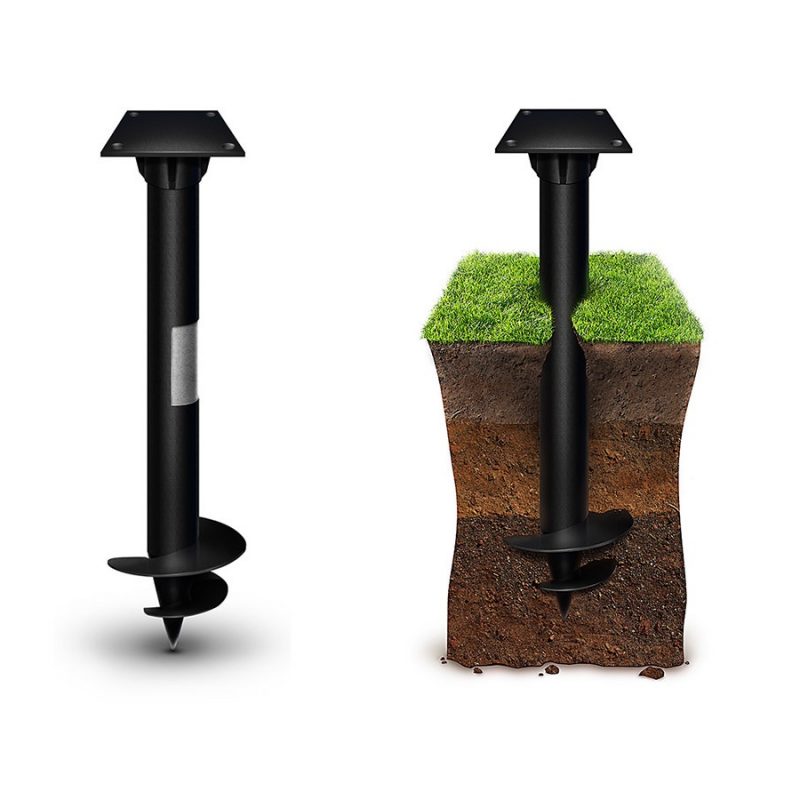 Свая винтовая 57 с оголовком 1,5м