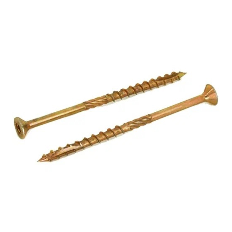 s00047564 Шуруп конструкционный для дерева с потайной головкой 4,5*70 жел. цена за 1шт. — изображение 1
