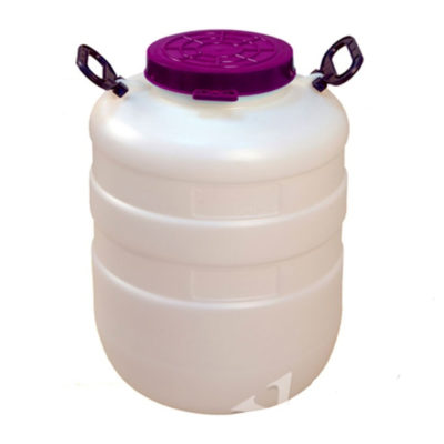 Бочка- канистра пл.25л круглая с ручками