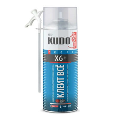 Клей-пена KUDO 650мл "КЛЕИТ ВСЕ"