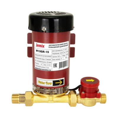 JEMIX W15GR-15 Насос повыш. давление с автовыключением сухой ротор 120 Вт