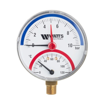 Термо-манометр радиальный 10 бар