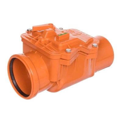 Клапан обратный д.110 наруж.рыжий РТП