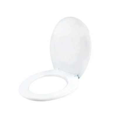 Сидение жесткое для унитаза "ОКЕАН" белое универ.