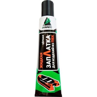 Клей  "АНЛЕС" Жидкая заплатка черный 40мл.