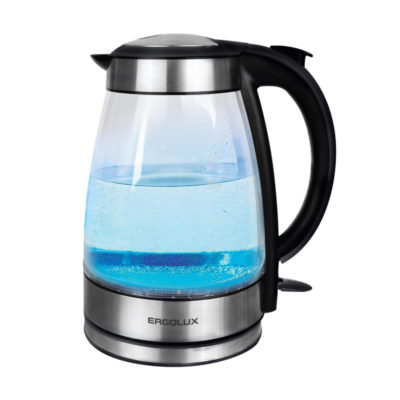 ERGOLUX ELX-KG02-C42 Чайник электрич. серебристо-черный 1