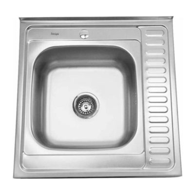 Мойка SINKLIGHT 60*60 чаша слева с сифоном