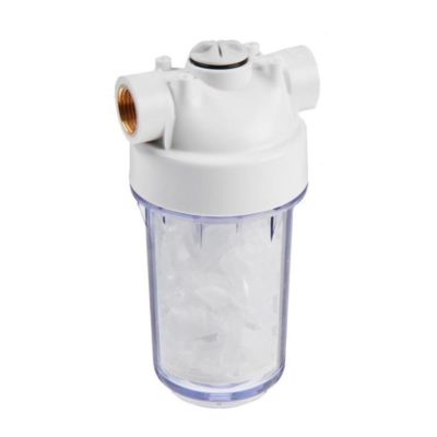 Фильтр магистральный 5" FMP 2P2V с прозр. корп. 1/2 с кристаллами полифоссфата