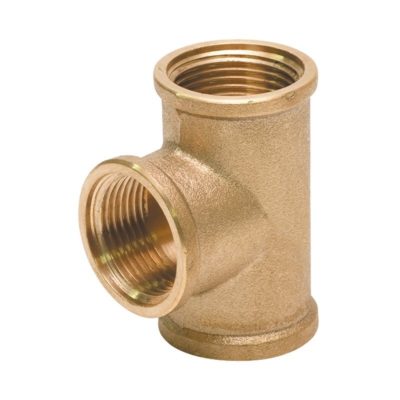 Тройник хром-латунь  1/2 в-н-в