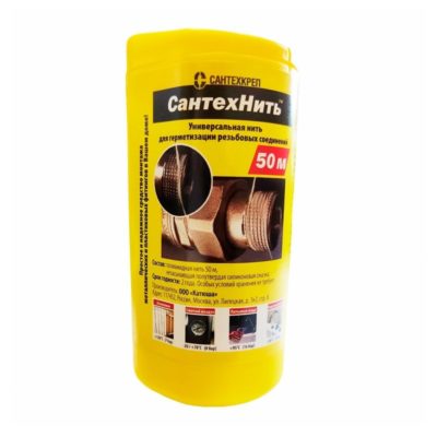 Нить для герметиз резьбы СантехНить (50м)