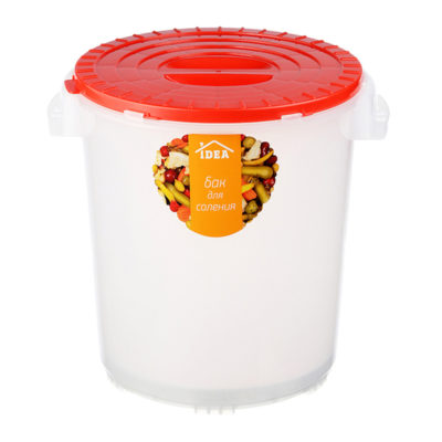 Бак 13 л с крышкой и гнетом для солений