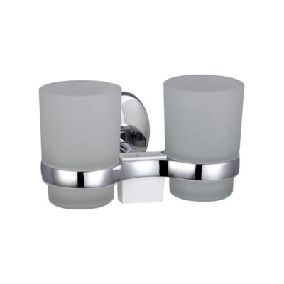 Держатель хром 2 стакана FRAP F1608