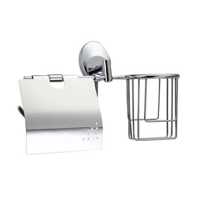 Держатель хром для туал бумаги+дезод FRAP F1603-1