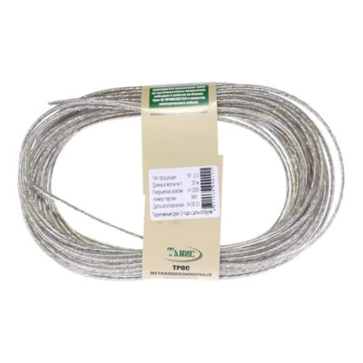Трос металлополимерный прозрачный ПР-1