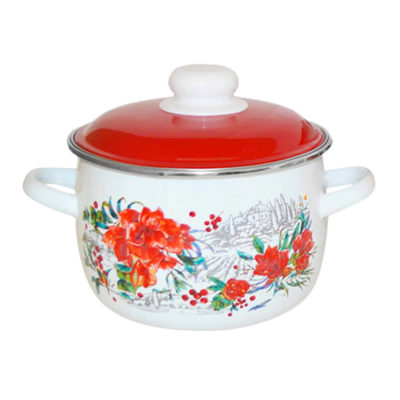 Кастрюля эмалир. 3 л сферич. Керчь