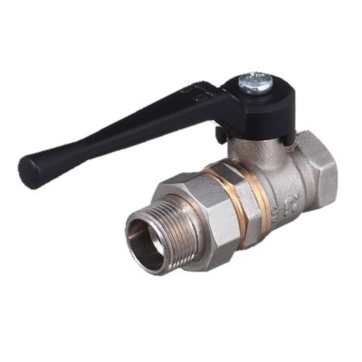 Кран латунный с американкой рычаг 11/4*11/4