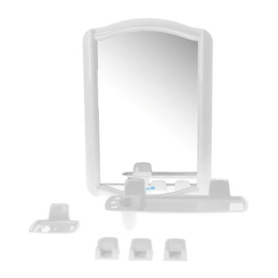 Набор для ванной Беросси  зеркало 360*520мм прямоугол. 7 предметов