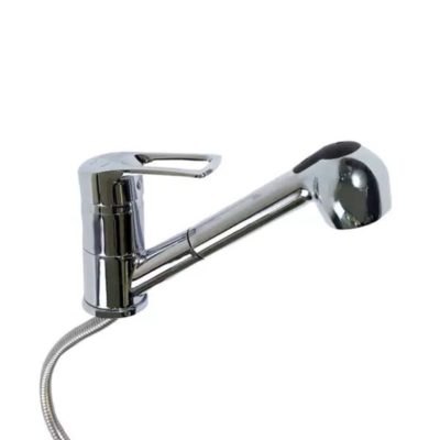 CN4766 Смеситель с выдвигающейся лейкой хром