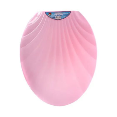 СИДЕНЬЕ ДЛЯ УНИТАЗА РАКУШКА РОЗОВЫЙ