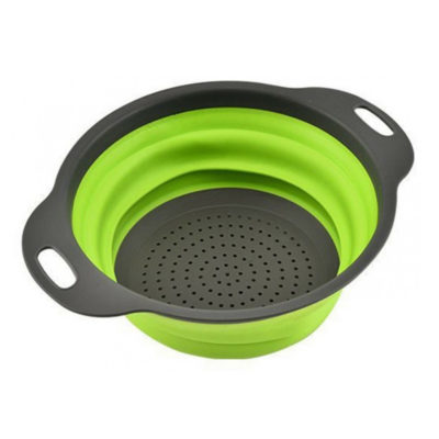 ДУРШЛАГ СИЛИКОНОВЫЙ СКЛАДНОЙ КРУГЛЫЙ Д-24СМ.