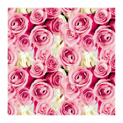 1583-1 Штора для ванной 180*180 РОЗЫ