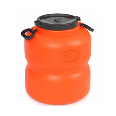 Бочка пластиковая 40л. прямоугольная с широким горлом