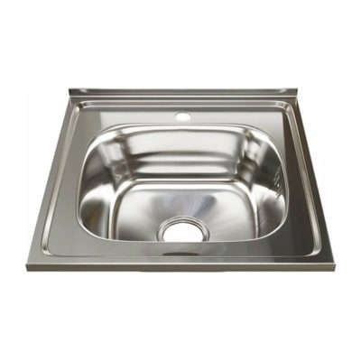 Мойка из нержавейки  накладная 500x500*0.4mm хром