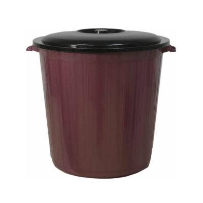 Бак для мусора пластик 50л с крышкой