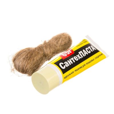 Паста уплотнительная Сантехпаста (20гр)+лен