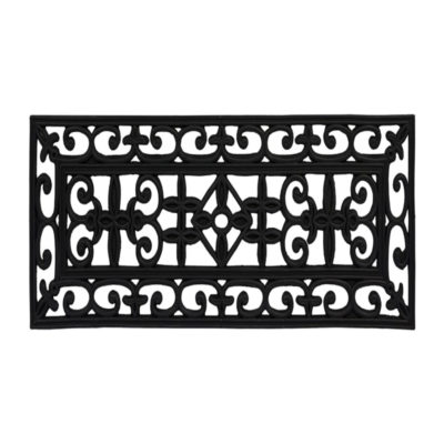 Коврик на ступеньку ажурный 25*75 см черный VORTEX