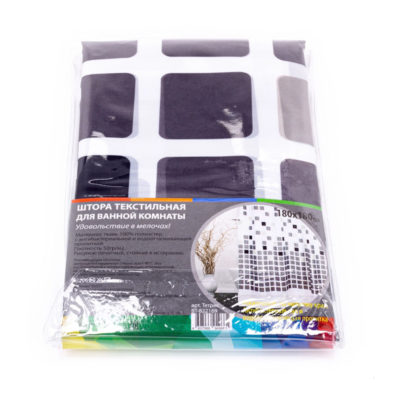 Штора для ванной 180*180 Тетрис