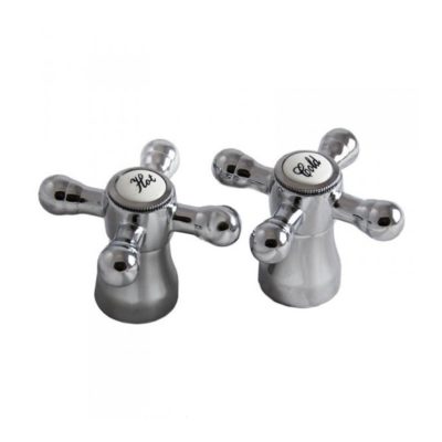 Маховик-3 белый(крест) с сечением "квадрат" 7*7 мм