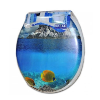 СИДЕНИЕ ДЛЯ УНИТАЗА МЯГКОЕ ОКЕАН С РИСУНКОМ